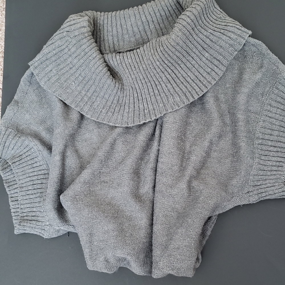 EUC-ASHLEY STEWART COWL NECK TOP